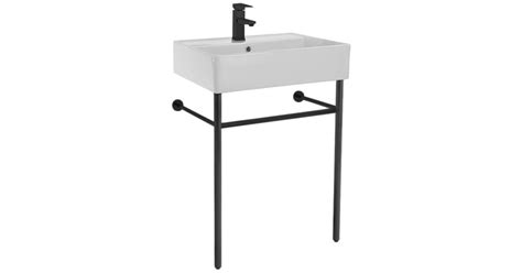 Nameeks Scarabeo 8031/R-60-CON-BLK-Three Hole Scarabeo 23-3/5" Ceramic ...