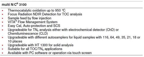 NIT Trichy - TOC Analyzer (Analytikjena/multi N/C 3100)