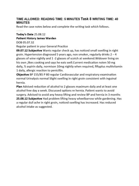 Image result for OET Writing Samples