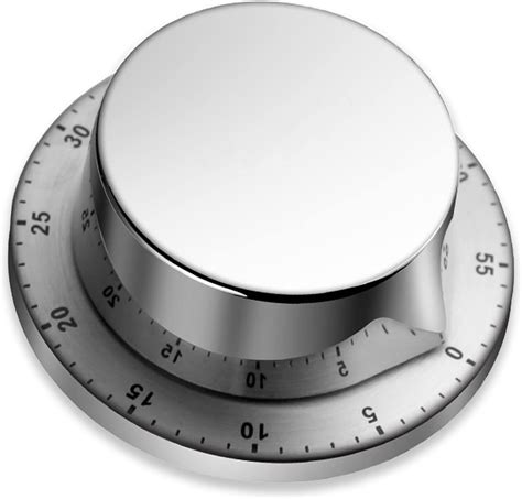 Amazon.com: Hendiy Kitchen Timer, Mechanical Stainless Steel Timer ...