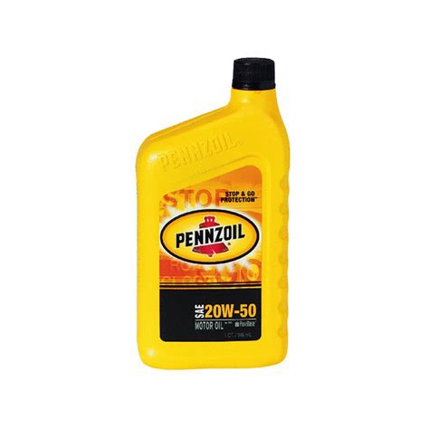 Buy PENNZOIL 20W-50 4 Cycle Engine Multi Viscosity Motor Oil 1 qt.12 ...