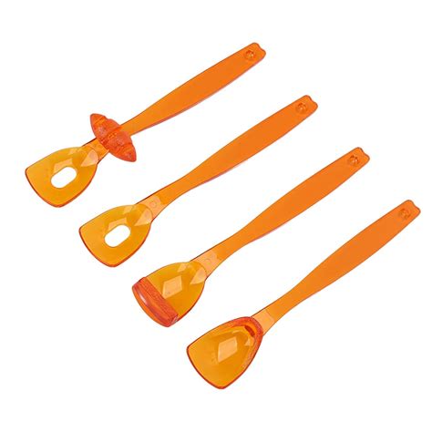 Oral Muscle Training Tool, Tongue Muscle Trainer 4pcs Ergonomic Orange ...