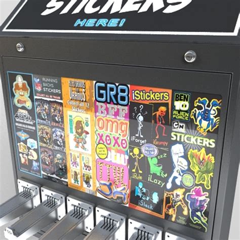 Stickers For Vending Machine at Rickey Park blog