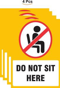 Signkart Do Not Sit Here Emergency Sign Price in India - Buy Signkart ...