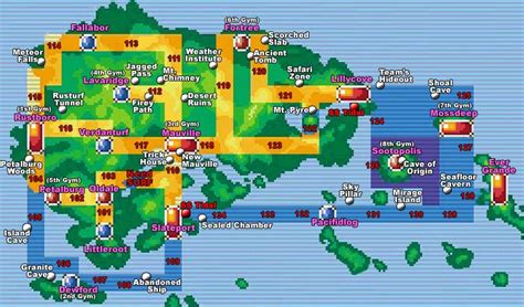 Pokemon Sapphire Map | Us World Maps