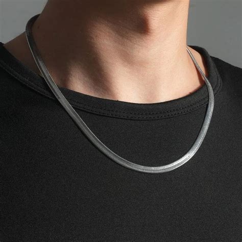 Best Stainless Silver Neck Chains Accessories Design for Men