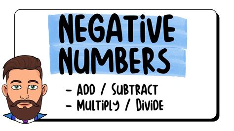 Image result for Negative Numbers