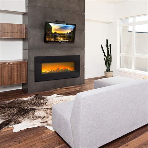 Best Wall Mounted Electric Fireplace Heater at Lily Bloom blog