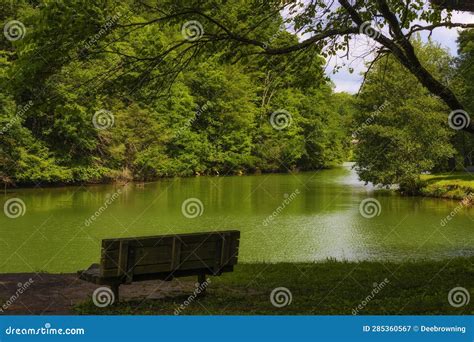 Beautiful Steele Creek Park in Bristol, Tennessee, USA Stock Image ...