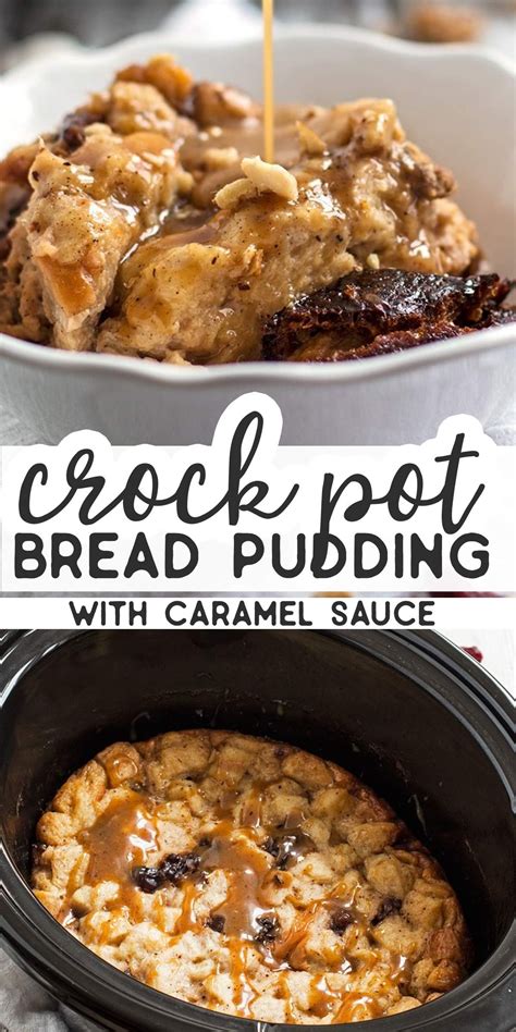 Crock Pot Bread Pudding | Crockpot dessert recipes, Crock pot desserts ...