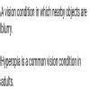define hypermetropia and myopiayby--vvnq--vfe - Brainly.in