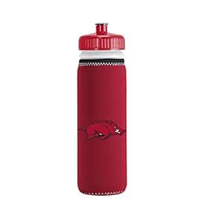NCAA Arkansas Razorbacks Van Metro Squeezable LDPE Water Bottle, Red ...