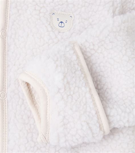 Baby Briley embroidered fleece onesie in white - Liewood | Mytheresa