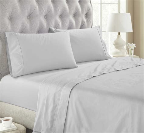 BNM Organic Cotton Deep Pocket Sheet Set, King, Silver - Walmart.com