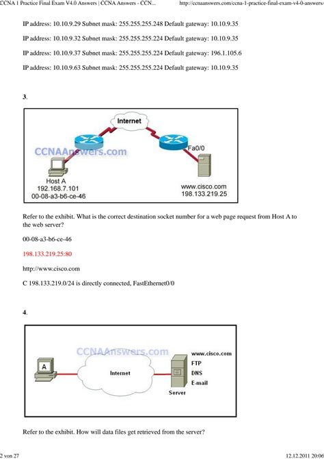 SOLUTION: Ccna 1 practice final exam v4 - Studypool