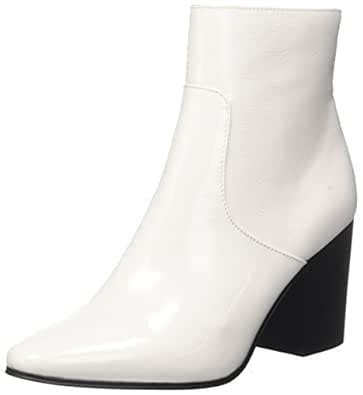 Buy Calvin Klein Jeans Women's Adrienne Crinkle Patent Ankle Boots ...
