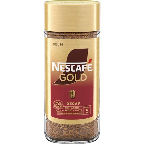 Nescafe Gold Decaf Soluble Instant Coffee 100g | Woolworths
