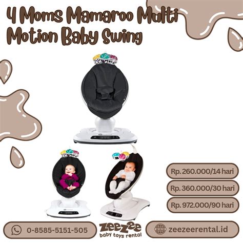 4MOMS MAMAROO MULTI-MOTION BABY SWING di Zeezee Toys Rental adalah ...