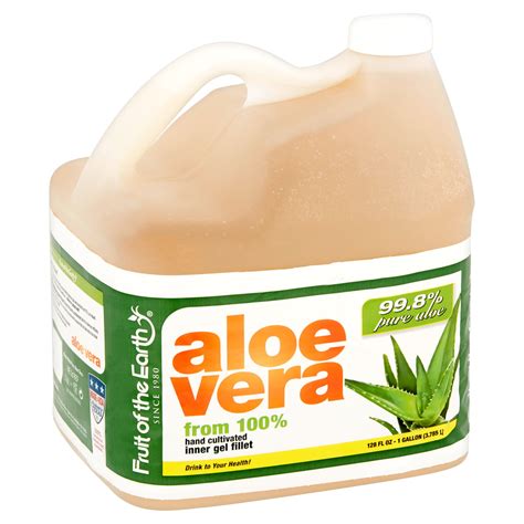Fruit of the Earth Health & Wellness Aloe Vera Drink, 128 fluid ounces ...