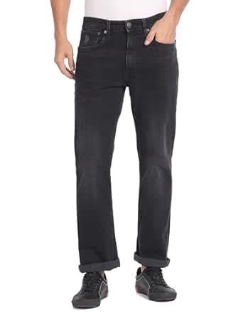 Buy U.S. Polo Assn. Connor Bootcut Fit Mid Rise Jeans Black at Amazon.in