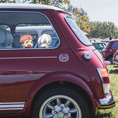 Buy FourFine 4 Pcs 5.7 Kaisen Anime Car Decals Jujutsu GoJou Satoru JDM ...