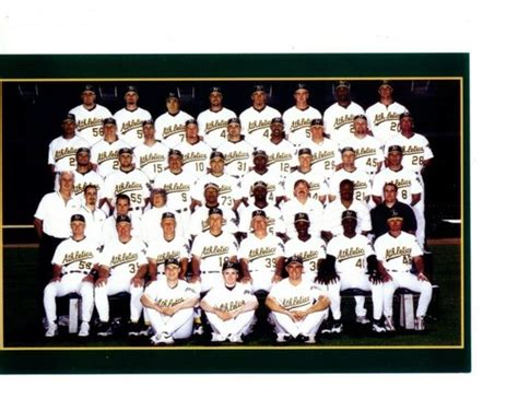 2002 OAKLAND ATHLETICS A'S 8X10 TEAM PHOTO BASEBALL | eBay
