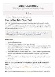 Odin Tutorial 的图像结果