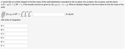 Image result for Finding Mass Using a Triple Integral