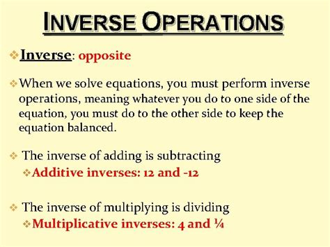 Solving Equations with Inverse Operations 的图像结果