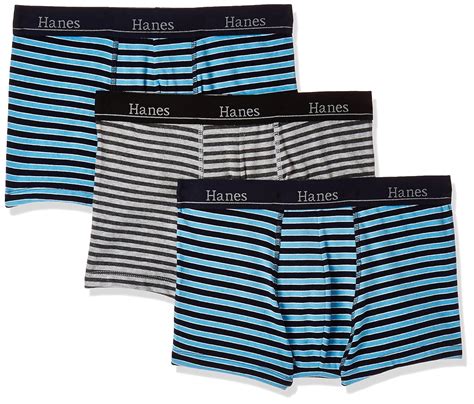 Buy Hanes Men's Cotton Trunks (Pack of 3) (Colors May Vary ...