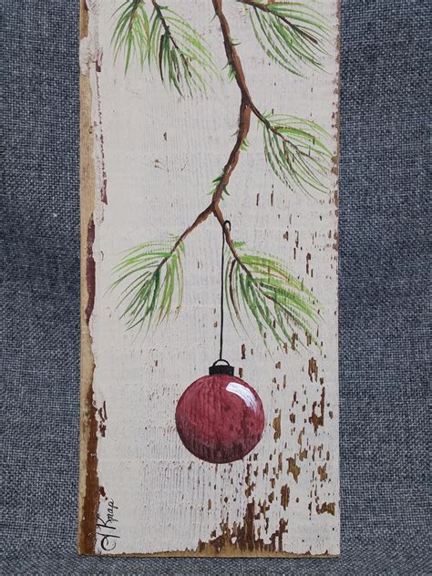 Buy Christmas Decor Vintage TAN Decor Rusty Red Pallet Online in India ...