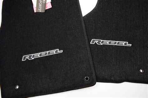 Ram Head 1500 Rebel Mopar Logo Floor Mats - Premium Upgrade