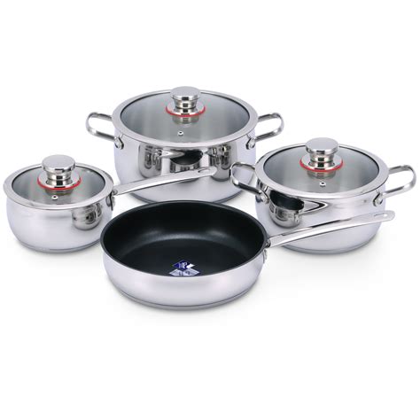 7-Piece Stainless Steel Cookware Set - Westinghouse Homeware