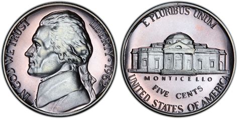 1962 5C (Proof) Jefferson Nickel - PCGS CoinFacts