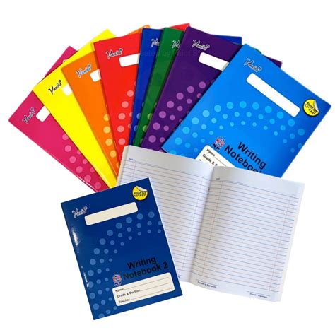 (KD) School Supplies K-12 Writing NOtebook Writiing 1/Writing 2/Writing ...