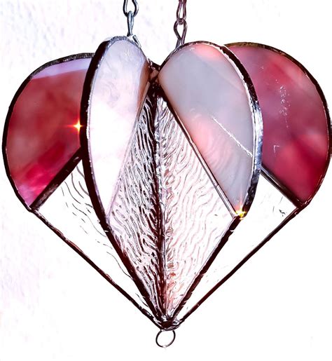 Stained Glass 3D Hearts with Morgans Stained Glass, 1702 1st Ave N ...