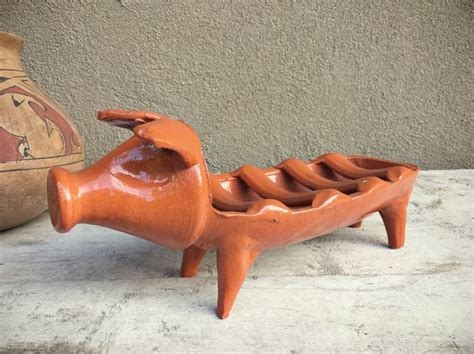 Vintage Taco Holder Mexican Pottery Pig Lover Gift, Taco Tuesday Terra ...