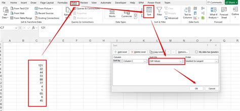 Image result for Sort Excel Column Numerically
