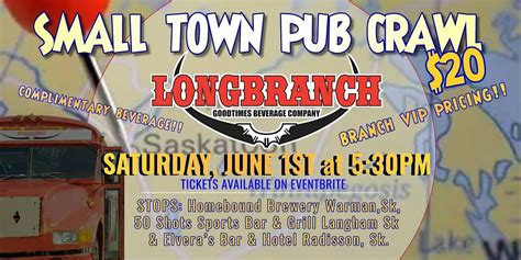 Summer Small Town Pubcrawl, 806 Idylwyld Drive North,Saskatoon,S7L 0Z6 ...