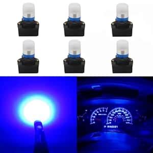 WLJH Blue T10 Led Bulb Dash Lights Dashboard Instrument Panel Cluster ...
