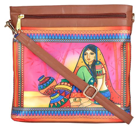 Buy All Things Sundar Women's Sling Bag (Multi-Coloured, S03-02) at ...