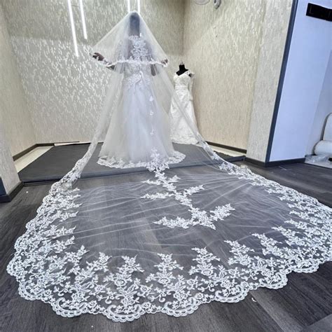 GownLink's 4 Meters Long Bridal Veil Cathedral Christian & Catholic We