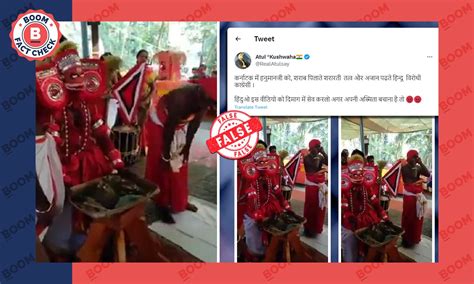 Video of Kerala's 'Mappila Theyyam' ritual viral with communal claim as ...