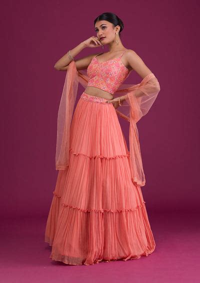 Engagement Lehenga - Buy Trendy Lehenga For Engagement Bride Online ...