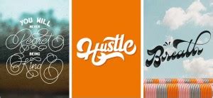 LMLC Typography Series Wall Poster, Size A4 Unframed Poster (Set of 3 ...