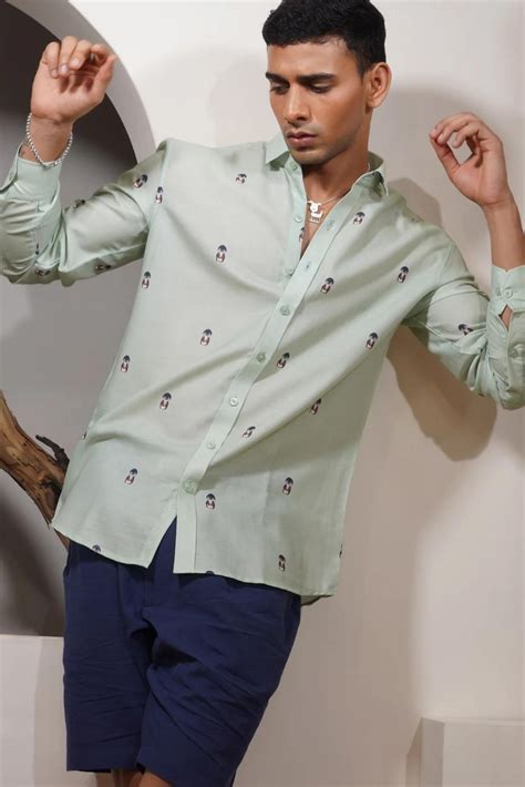 Home — Matcha Mix- Linen Shirt