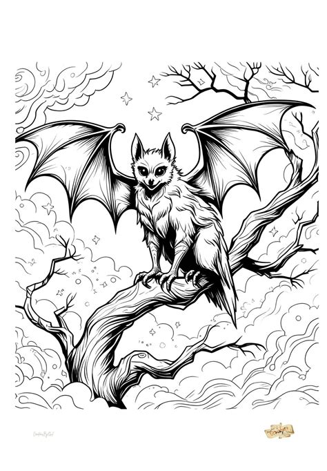 Gravemire-printable Gothic Bat Poster (11x14") + Scroll Page, Graven Nest Lineage, Digital ...