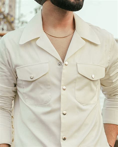Old Money Cuban Collar Shirt for Men