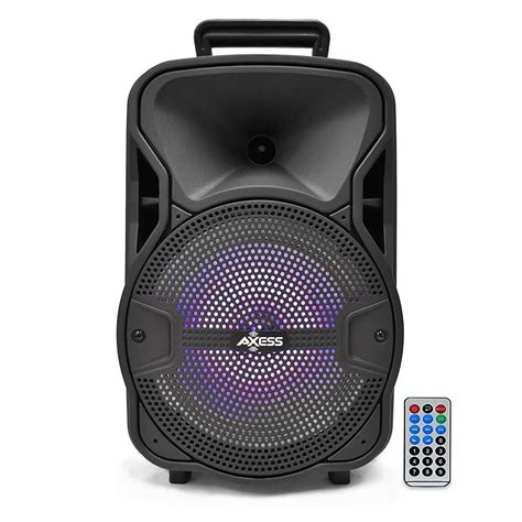 Axess Portable Wireless Bluetooth Speaker — 8" Woofer & 1.5" Tweeter ...