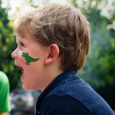 Buy FashionTats Dinosaur Temporary Tattoos | Pack of 24 Tattoos | Kids ...